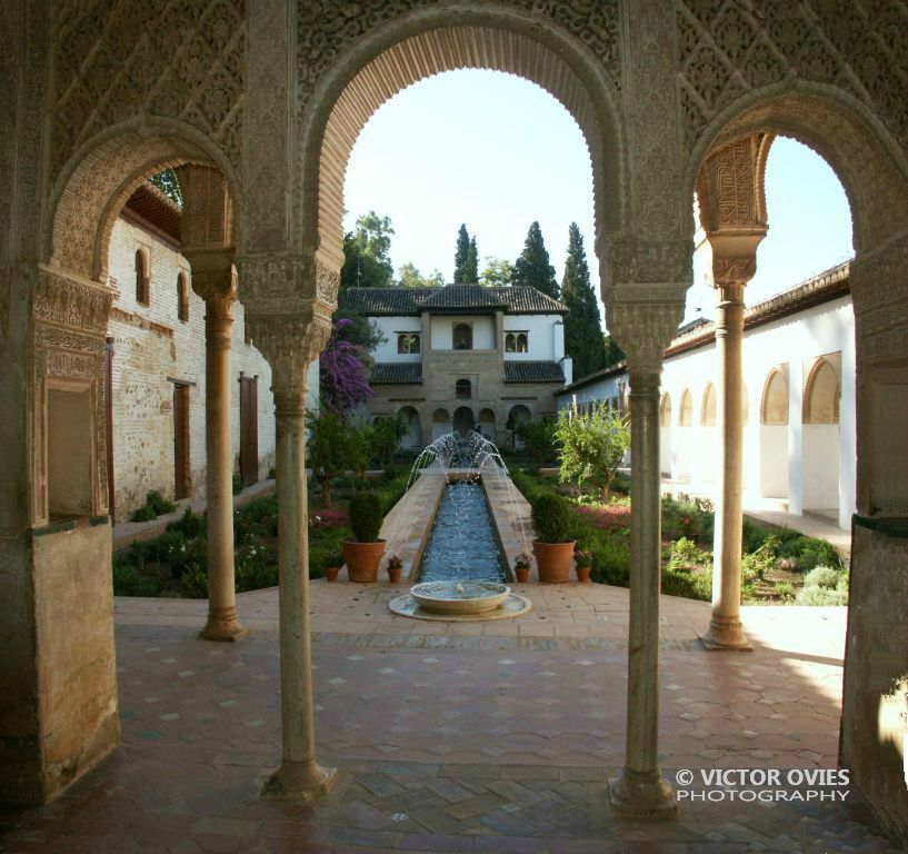 Arcos del palacio del Generalife